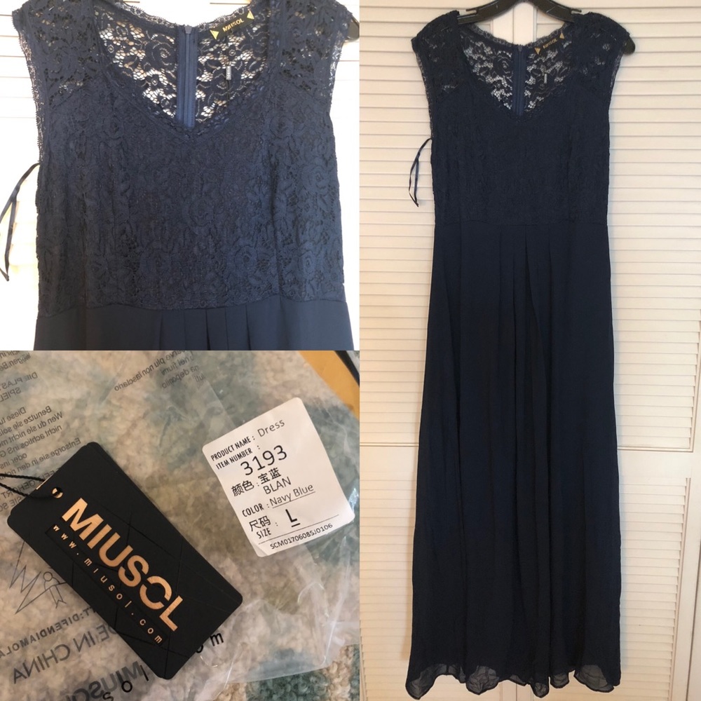 NEW formal navy dress